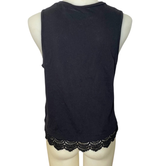 Pink Floyd Black Tank Top With Crochet Trim - Picture 2 of 9